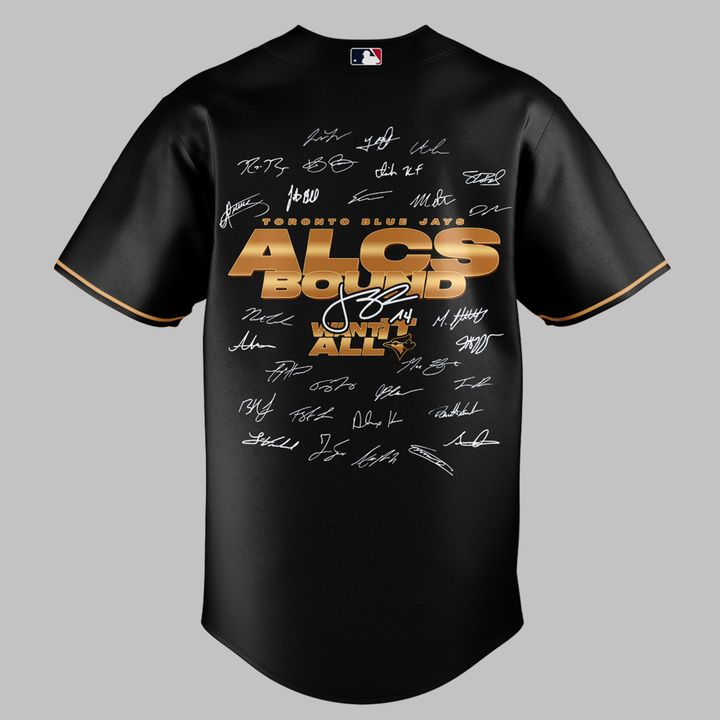 Limited Edition Youth Toronto Blue Jays Fanatics Black 2025 American League Division Series Champions Locker Room Jersey