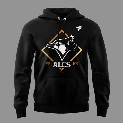 Limited Edition Youth Toronto Blue Jays Fanatics Black 2025 American League Division Series Champions Locker Room hoodie.