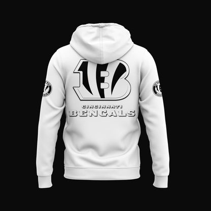 Cincinnati Bengals Whiteout Limited Edition Hoodie