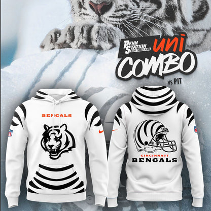 Cincinnati Bengals "White Bengals" Hoodie