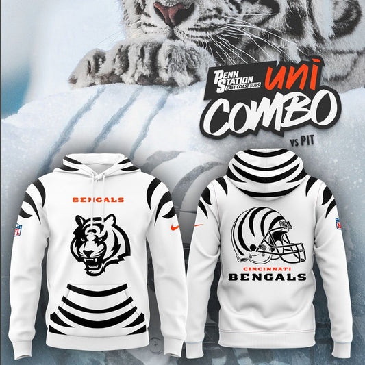 Cincinnati Bengals "White Bengals" Hoodie