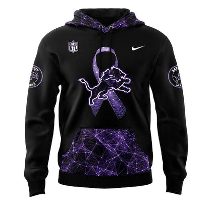 Detroit Lions Domestic Violence Awareness Month Hoodie