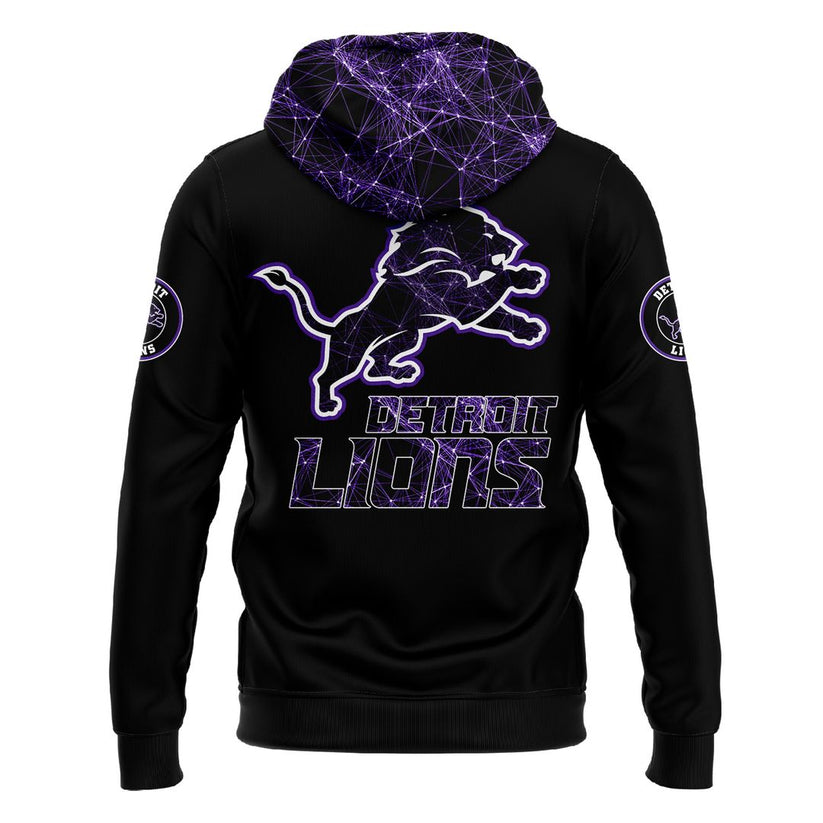 Detroit Lions Domestic Violence Awareness Month Hoodie