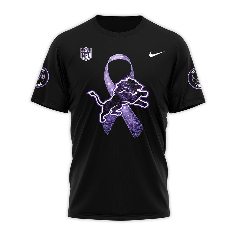 Detroit Lions Domestic Violence Awareness Month T-Shirt