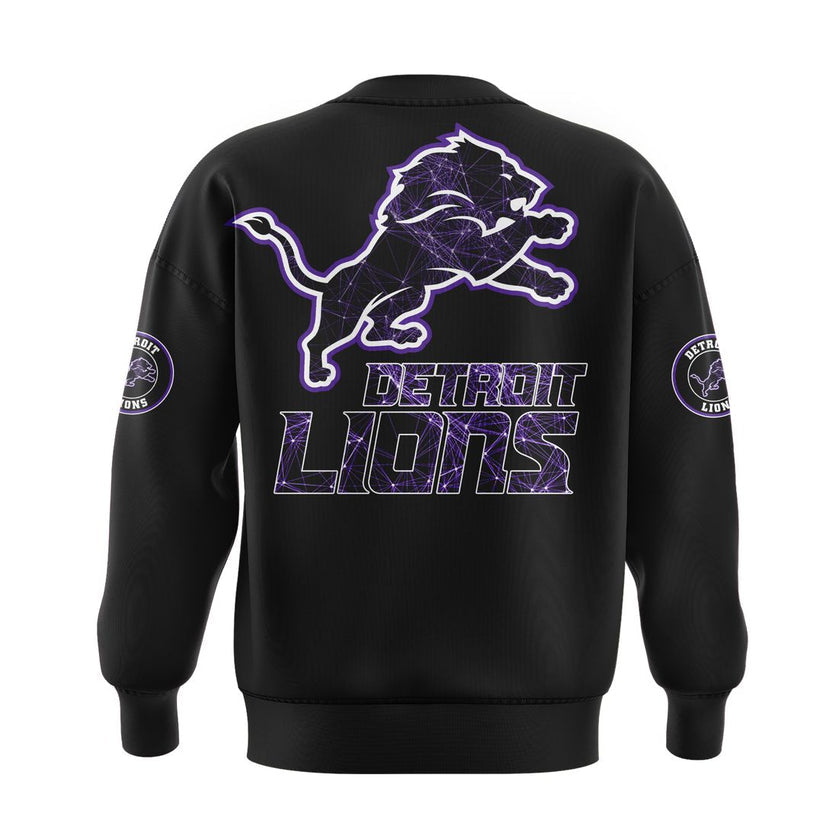 Detroit Lions Domestic Violence Awareness Month Sweatshirt
