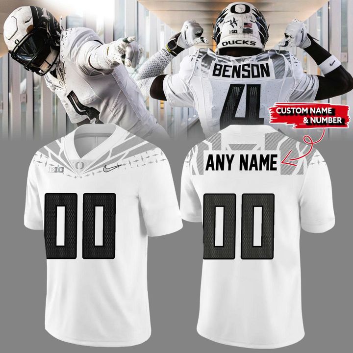 1b. Limited Edition Oregon Ducks Football 2025 football jersey for True Fans