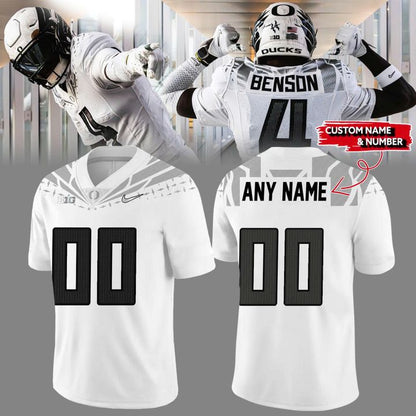 1b. Limited Edition Oregon Ducks Football 2025 football jersey for True Fans