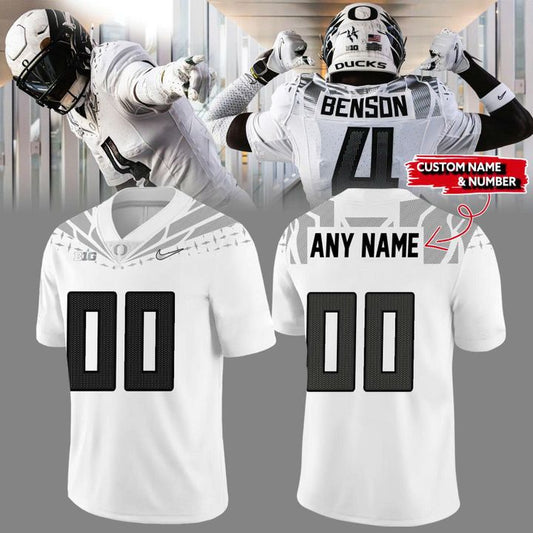 1b. Limited Edition Oregon Ducks Football 2025 football jersey for True Fans