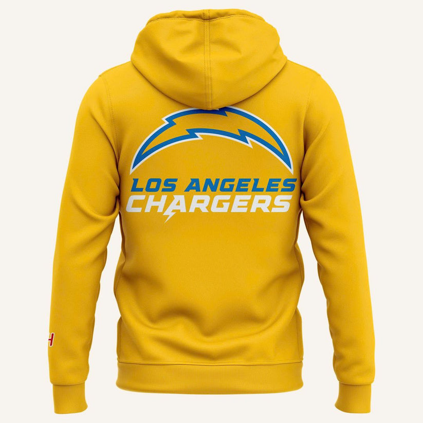 Los Angeles Chargers "Charger Power" Yellow Hoodie