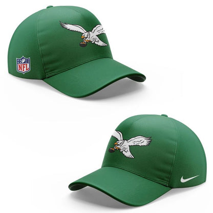 Men's NFL Philadelphia Eagles Throwback Green Hoodie