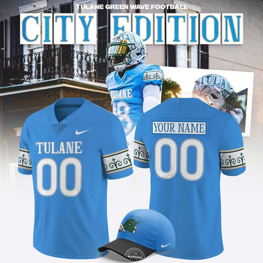 Tulane Green Wave football City Edition Football Jersey