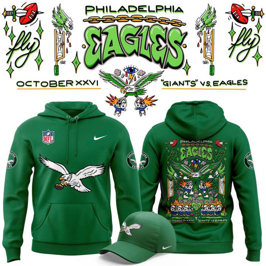 Philadelphia Eagles Seeing (Kelly) Green Hoodie