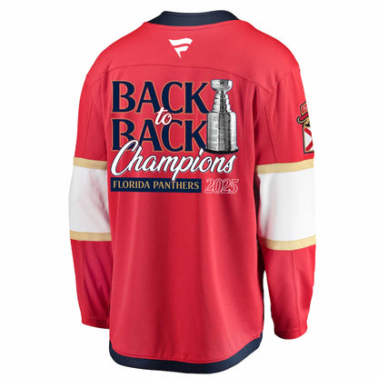 Florida Panthers Hockey Jersey Champions Stanley Cup Final 2025