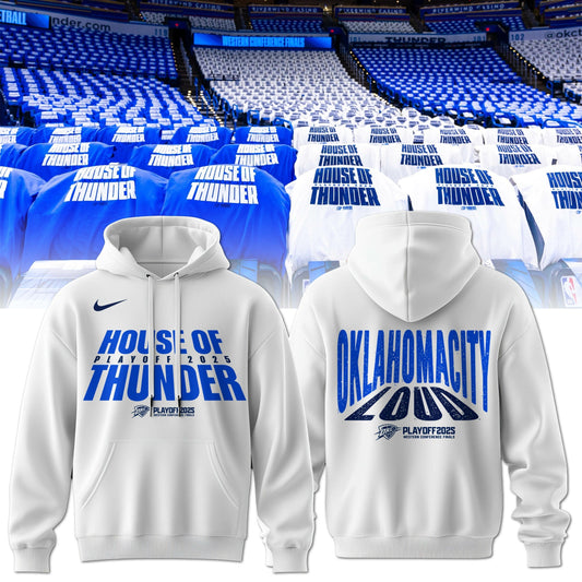 The 2025 Oklahoma City Thunder playoff Hoodie