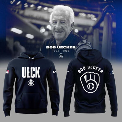 4. Limited Edition Honoring The Legend, Brewers icon & Baseball Hall of Famer Bob Uecker Hoodie