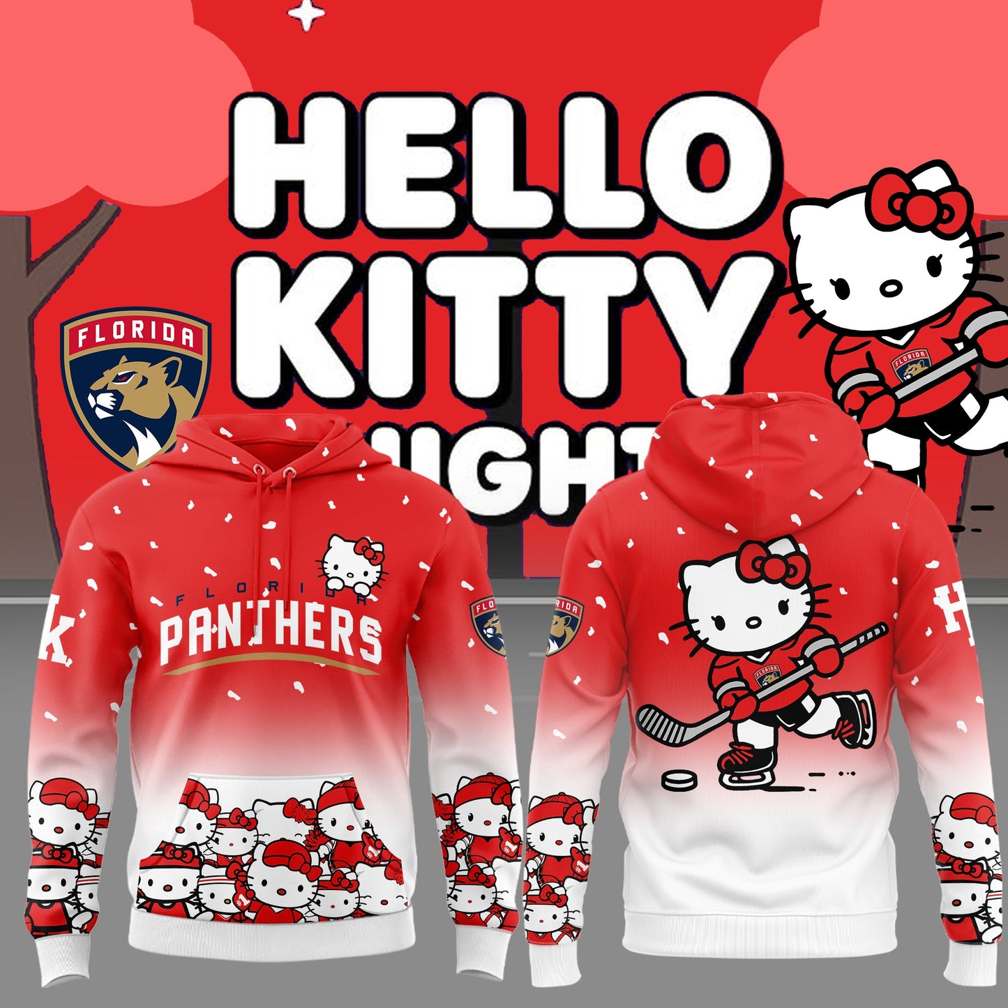 Florida Panthers x Hello Kitty Hoodie 2025