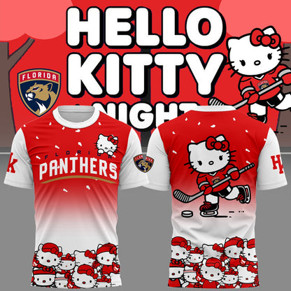 Florida Panthers x Hello Kitty T-Shirt 2025