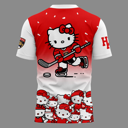 Florida Panthers x Hello Kitty T-Shirt 2025