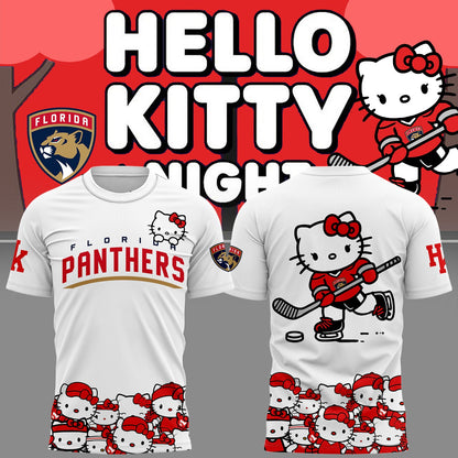 Florida Panthers x Hello Kitty T-Shirt 2025
