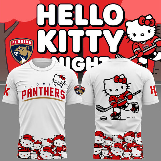 Florida Panthers x Hello Kitty T-Shirt 2025