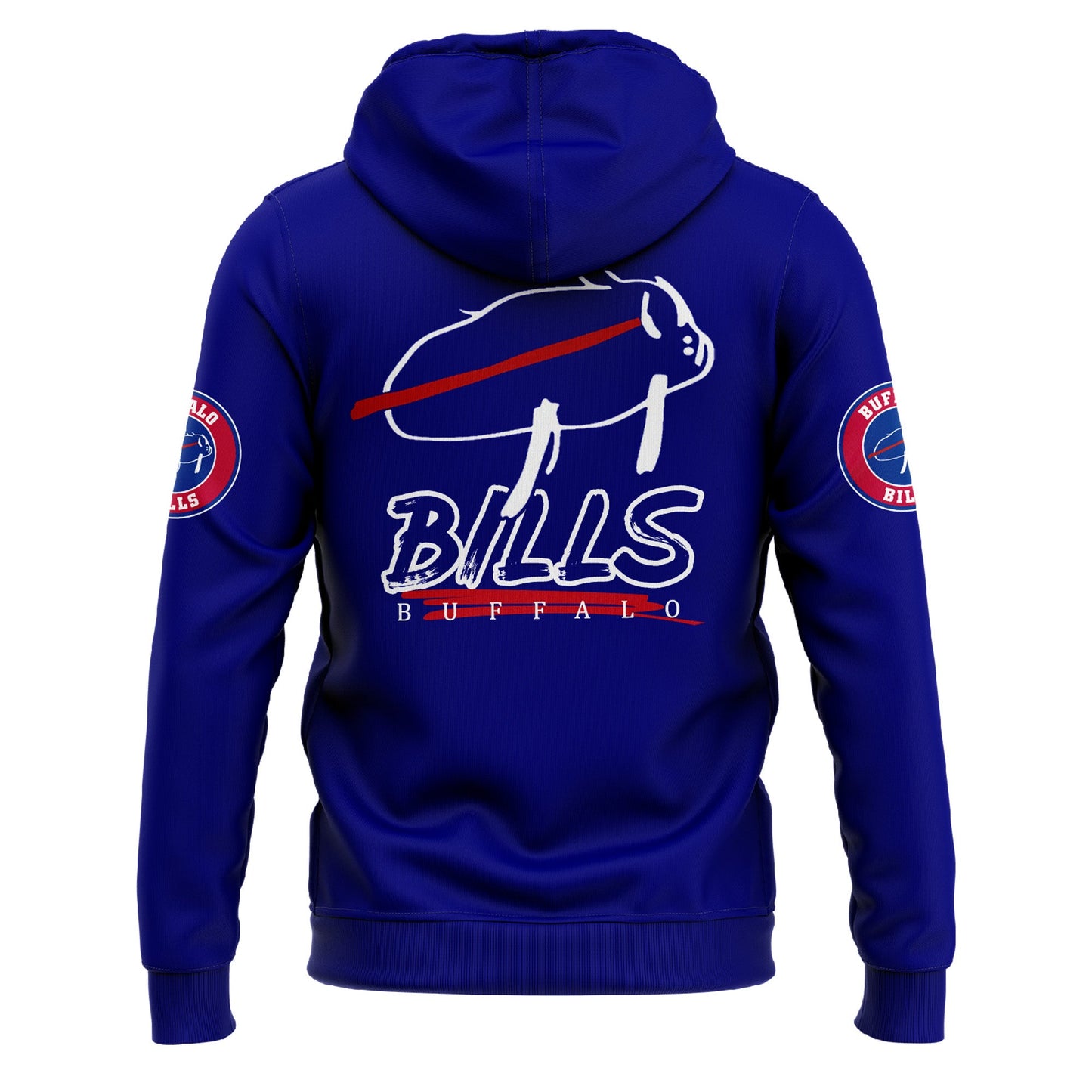 Buffalo Bills Charging Potato Blue Hoodie
