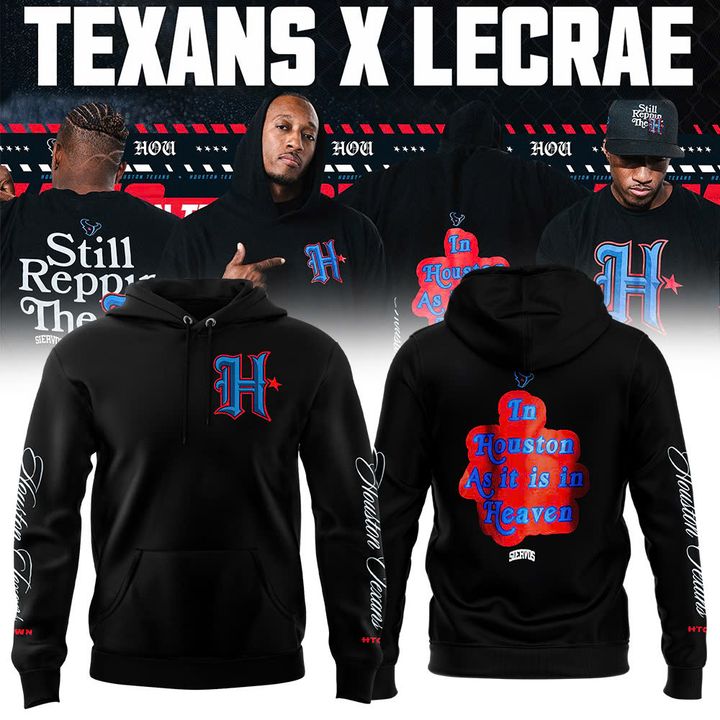 4. Lecrae x Houston Texans Black Limited Edition Hoodie