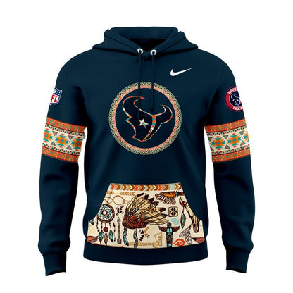 Houston Texans Native American Heritage Month 2024 unisex Hoodie