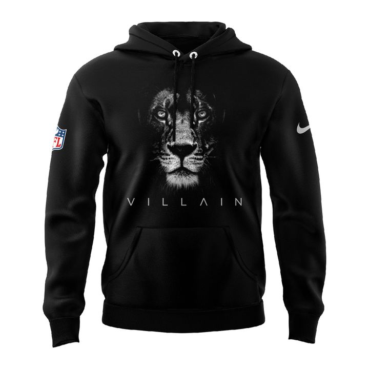 Dan Campbell Detroit Lions Villlain 2025 Limited Hoodie Black V1