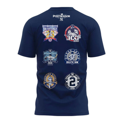 Special New October Baseball Old Patch Post Season 2025 Navy T-Shirt