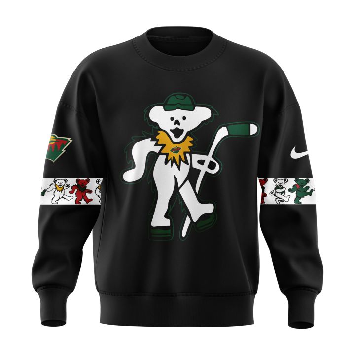 Limited Edition Minnesota Wild Grateful Dead Night Sweatshirt