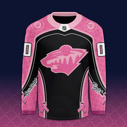 Limited Edition Minnesota Wild x Pink in the Rink Jersey 2025