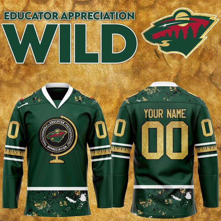 Minnesota Wild 2025 Educator Appreciation Night Jersey