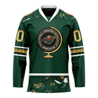 Minnesota Wild 2025 Educator Appreciation Night Jersey