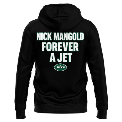 Forever. 74 Nick Mangold Will Forever Be A Jet Black Hoodie