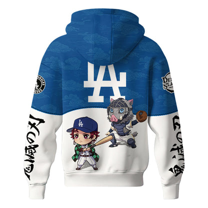 .Los Angeles Dodgers MLB x Demon Slayer Special Edition Hoodie 2025