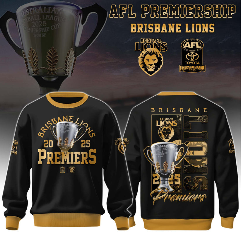 Brisbane Lions– AFL 2025 Champions Sweater