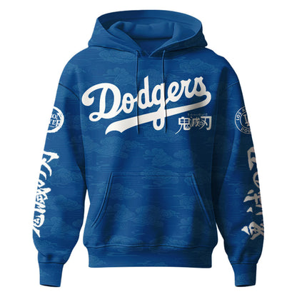 Los Angeles Dodgers MLB x Demon Slayer Special Edition Hoodie 2025