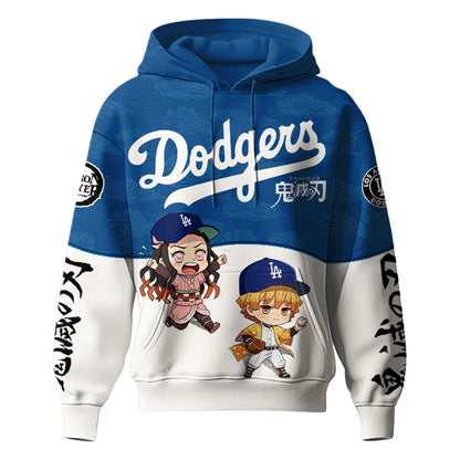 .Los Angeles Dodgers MLB x Demon Slayer Special Edition Hoodie 2025