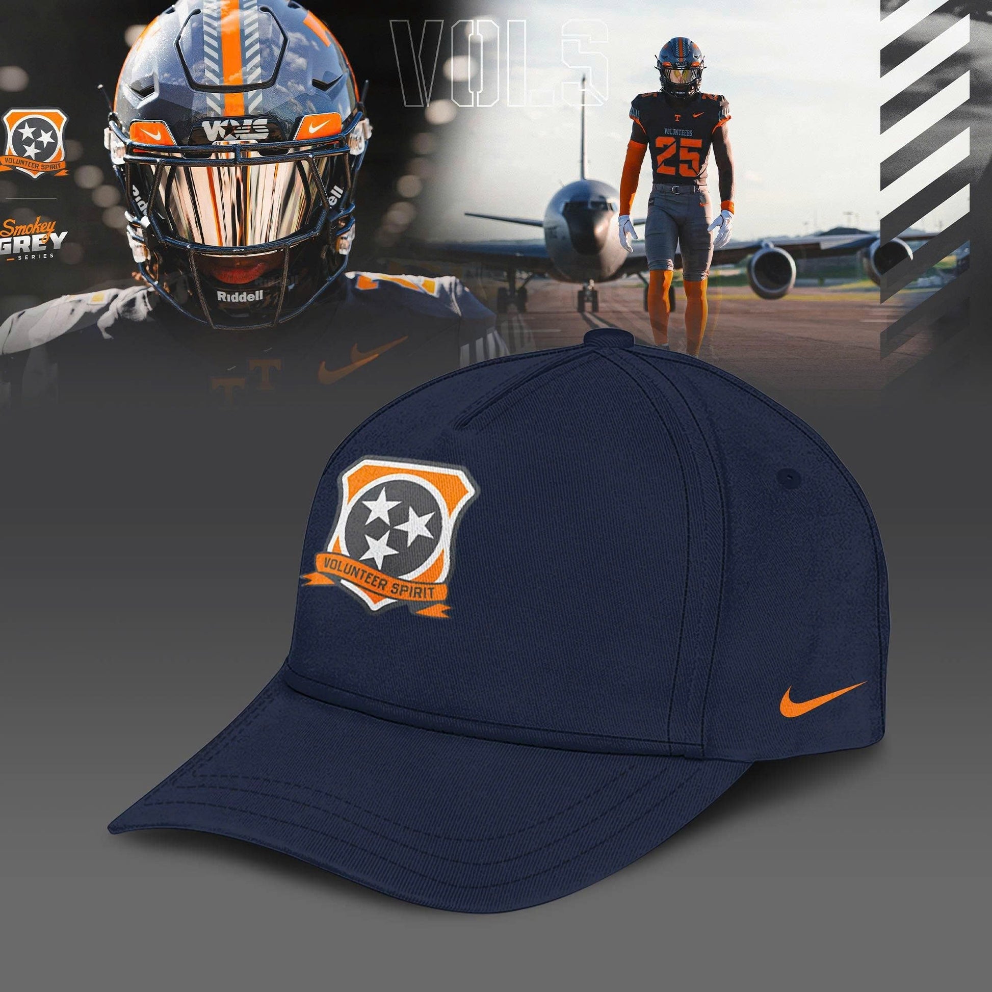 Exclusive Design Tennessee Volunteers A Smokey Grey T-Shirt