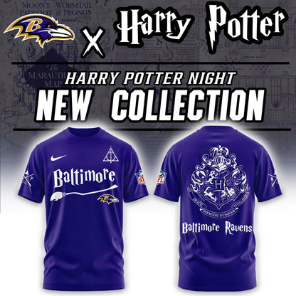 Baltimore Ravens Harry Potter Combo Tshirt | Jogger | Cap