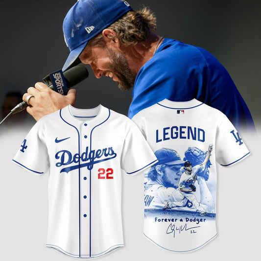 Forever a Dodger Baseball Hoodie – Kershaw 22 Tee