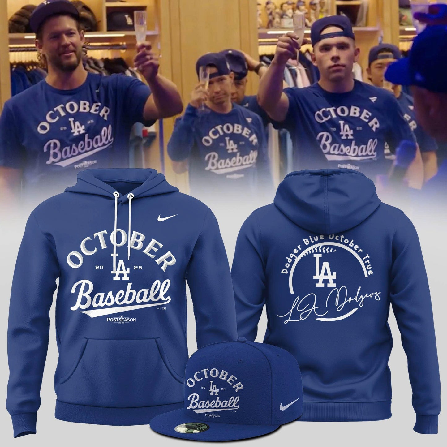 Los Angeles Dodgers Hoodie NL West Division Champions