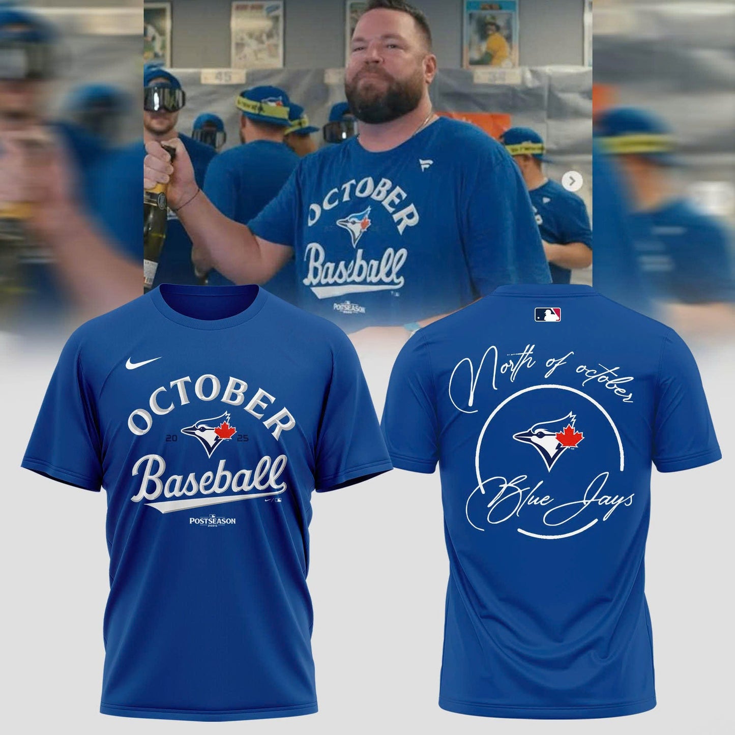 _Toronto Blue Jays October Baseball Tee 2025