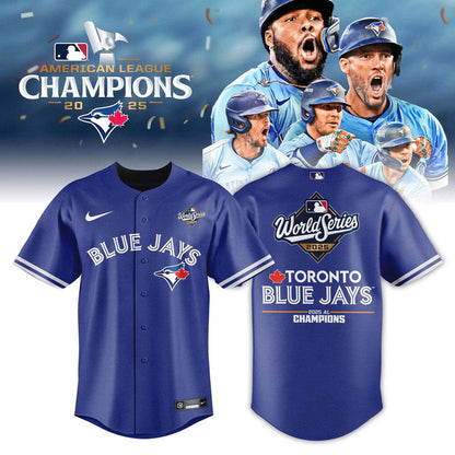 _ Toronto Blue Jays 2025 American League Champions Jersey