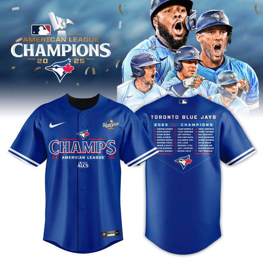 _ Toronto Blue Jays 2025 American League Champions Roster Jersey